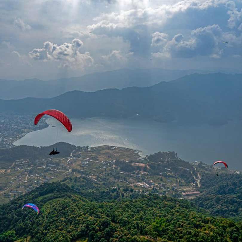 Paragliding in cochin